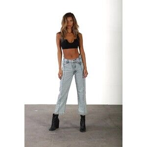 REVICE Gemini High Waisted Straight Leg Jeans